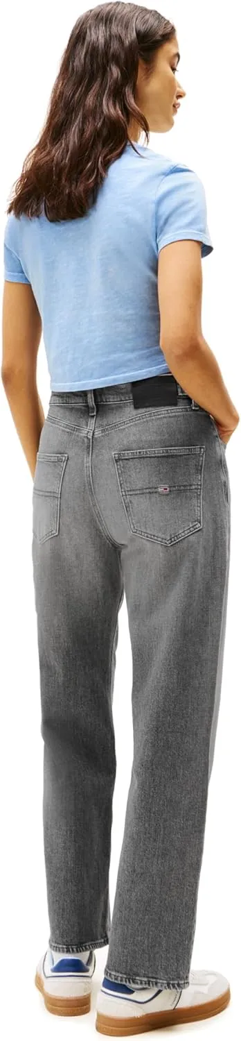 Tommy Jeans Women's Layla High Rise Slim Straight Jeans