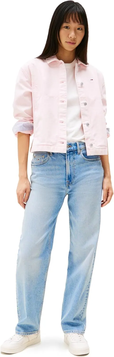 Tommy Jeans Women's Layla High Rise Slim Straight Jeans