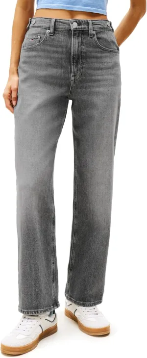 Tommy Jeans Women's Layla High Rise Slim Straight Jeans