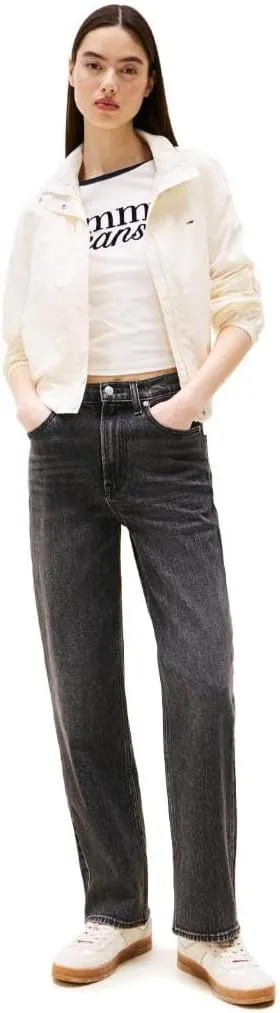 Tommy Jeans Women's Layla High Rise Slim Straight Jeans