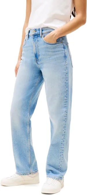 Tommy Jeans Women's Layla High Rise Slim Straight Jeans