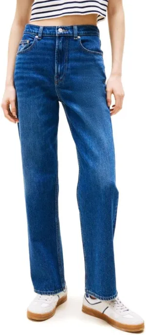Tommy Jeans Women's Layla High Rise Slim Straight Jeans