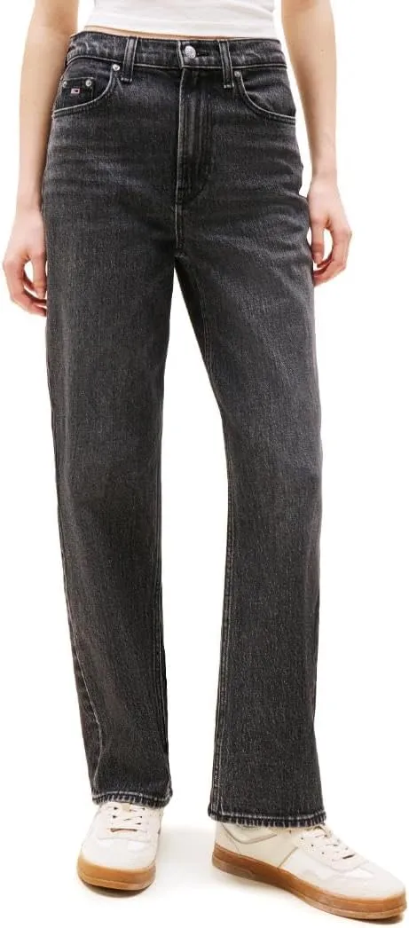 Tommy Jeans Women's Layla High Rise Slim Straight Jeans