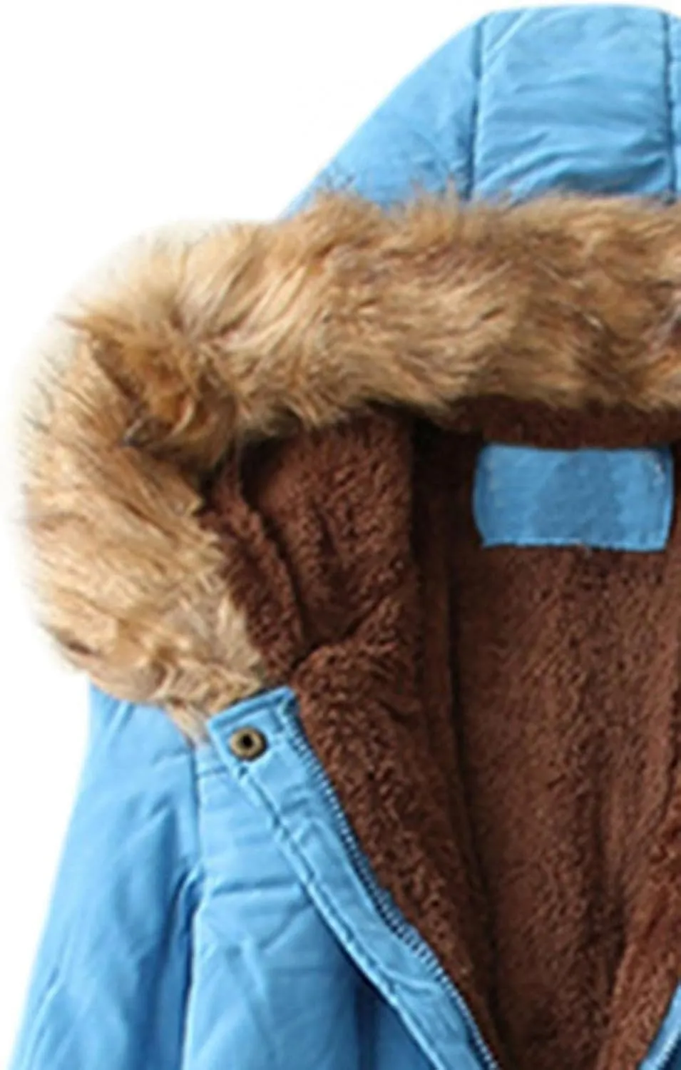Top Winter Coat Ladies Warm Sweater Down Jacket Hooded Outwear Casual Coats Mid-Length Lamb Wool Cotton Overwear