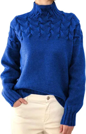 Turtleneck Sweaters for Women Pleated Front Sweatshirts Long Sleeve Crewneck Hoodies 2024 Fall Winter Warm Pullover Top