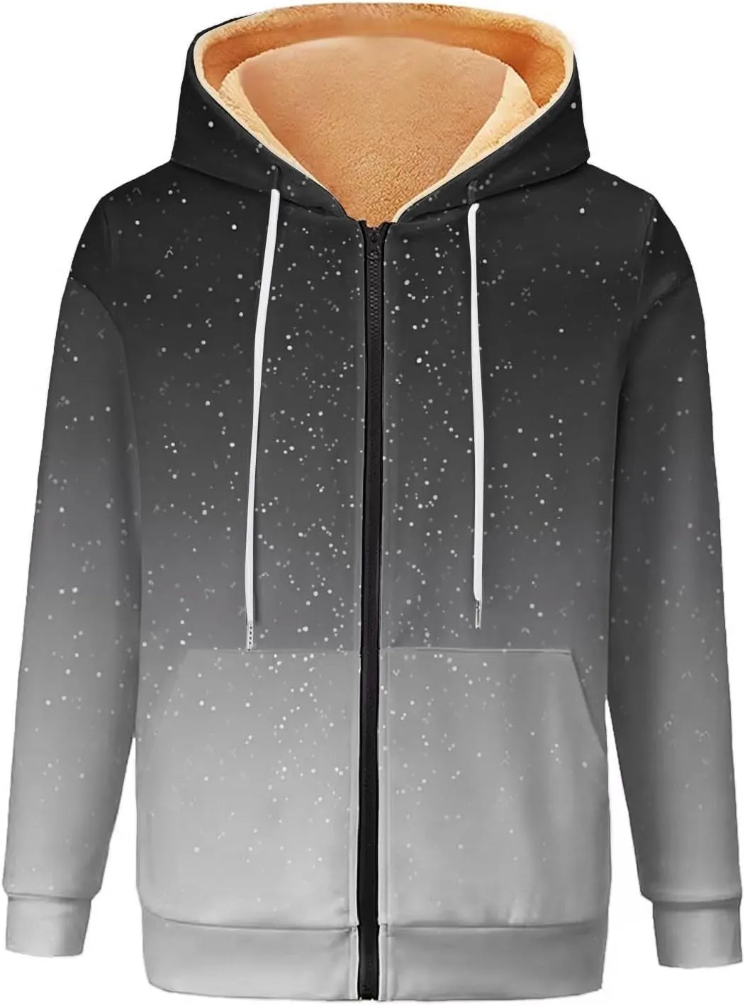 Women Fleece Full Zip Up Cropped Hoodie Light Weight Zip Up Hoodie Women Women's Full Zip Woolen Hoodie Plus Size