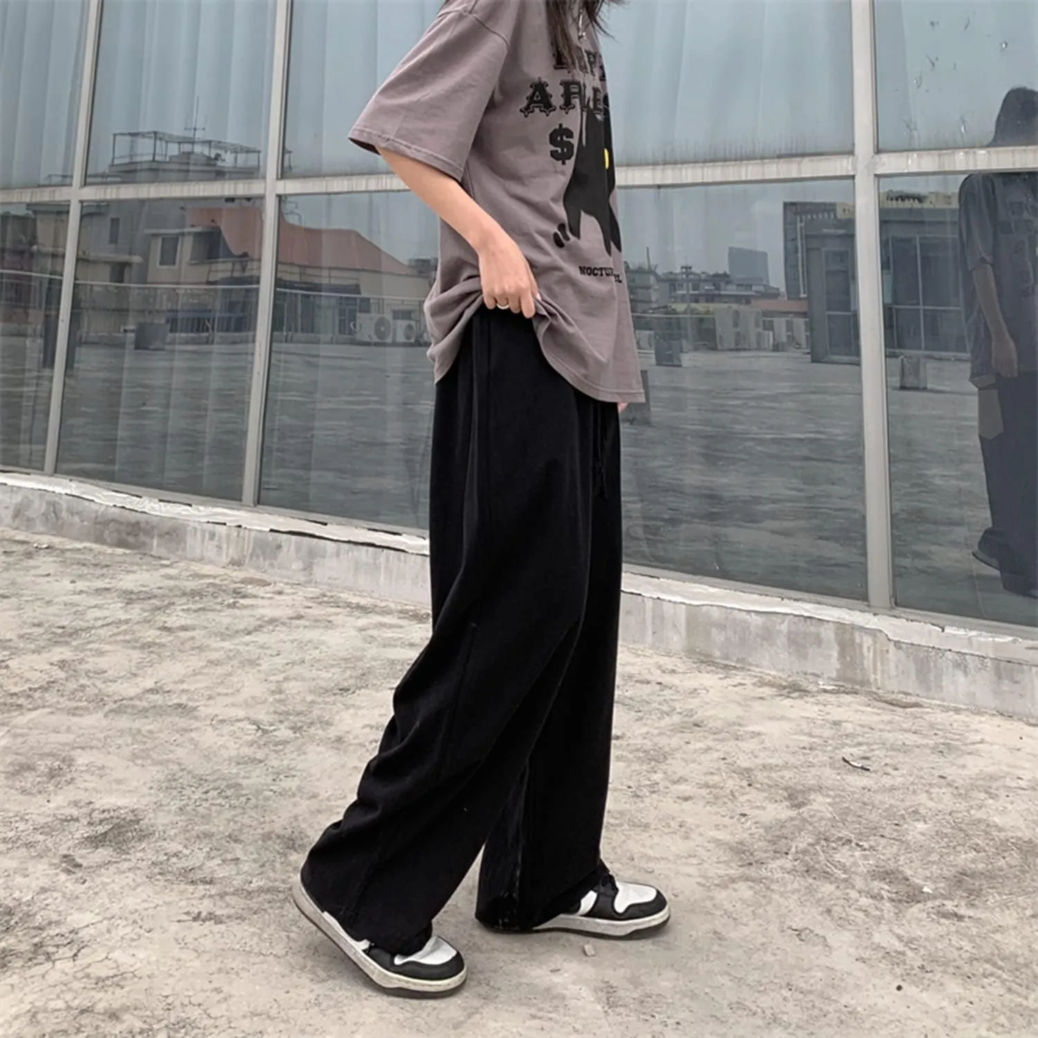 Women Joggers Goth Y2K Baggy Loose Pants Outdoor Cargo Pants Punk Streetwear