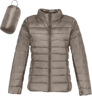 Women Puffer Jacket Reversible Fall and Winter Fashion Warm Quilted Long Hooded Padded Bubble Coat Snow Coats