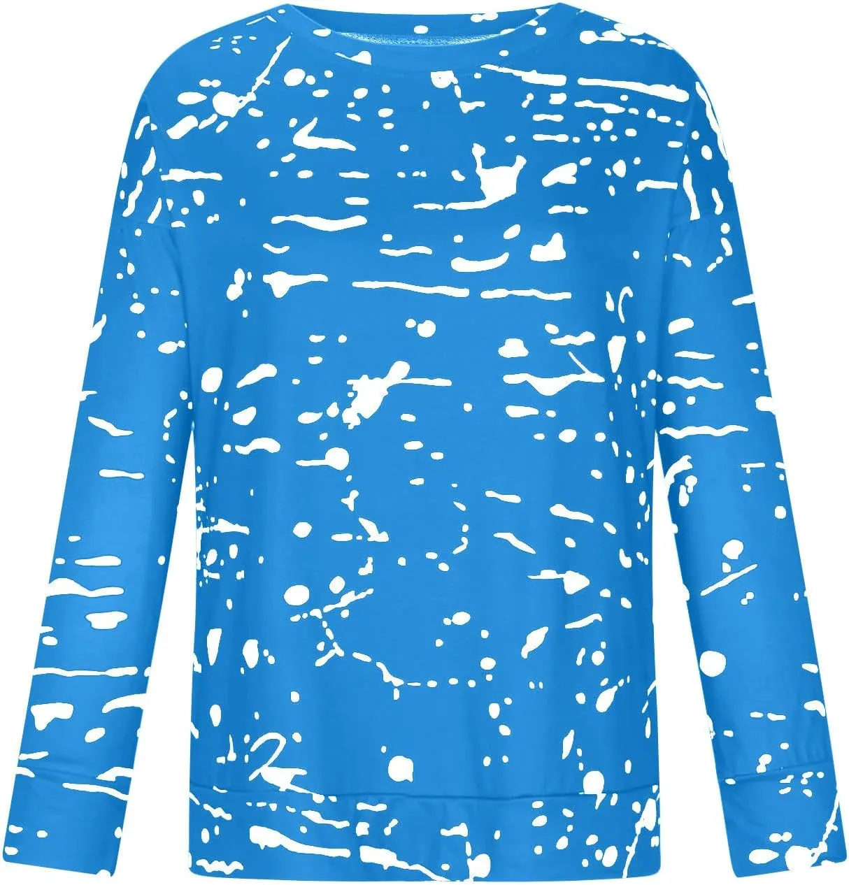 Women's Casual Long Sleeve Sweatshirt Crewneck Casual Loose Fit Graphic Printed Vintage Pullover Tops Fashion Fall 2024