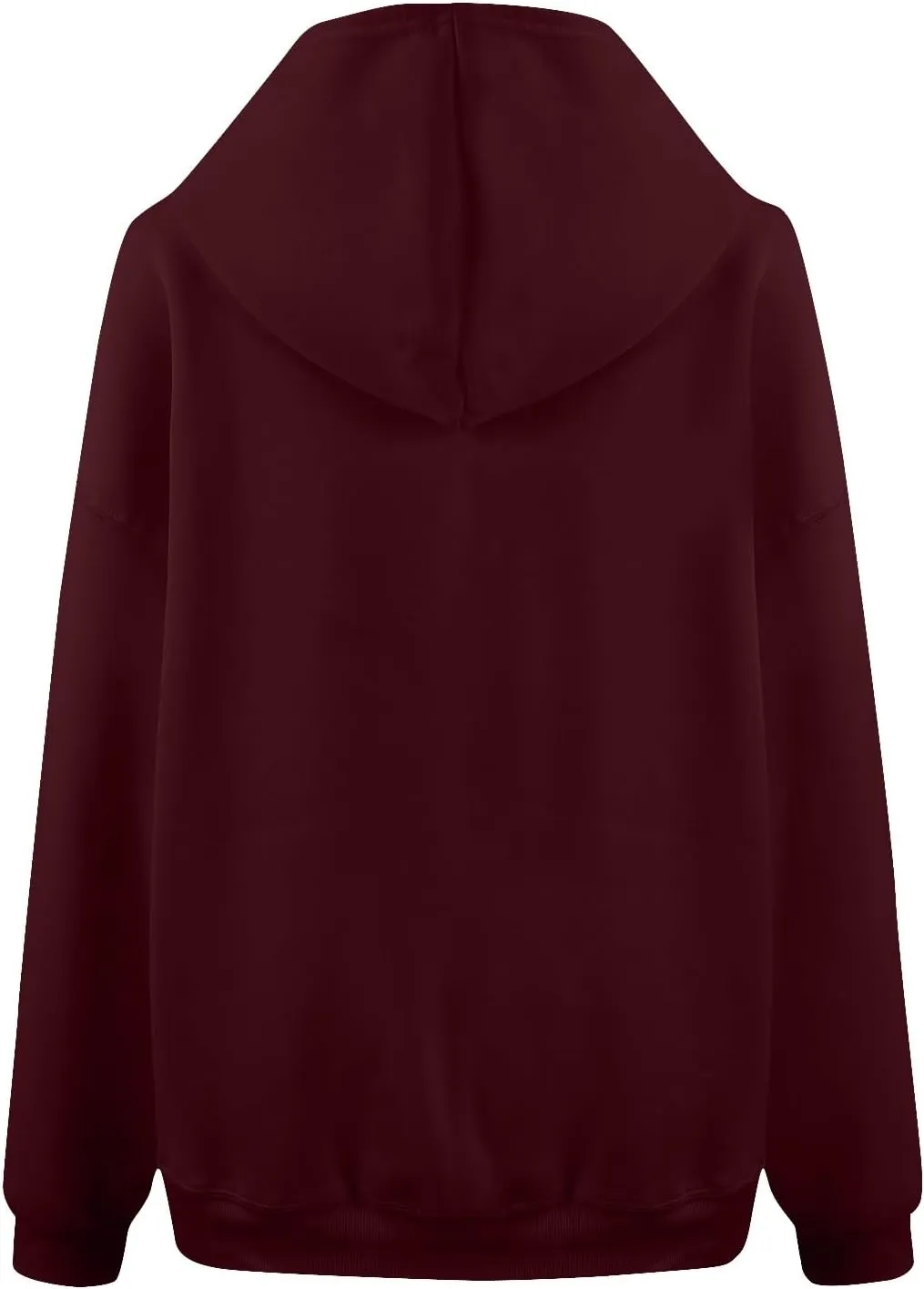 Women's Casual Oversized Hoodie Soft Fleece Pullover With Kangaroo Pocket, Perfect For Everyday