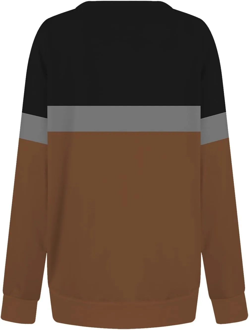 Women's Fashion Casual Long Sleeve T-Shirt Top Printed Stripe with Pocket Sweatshirt Pullover