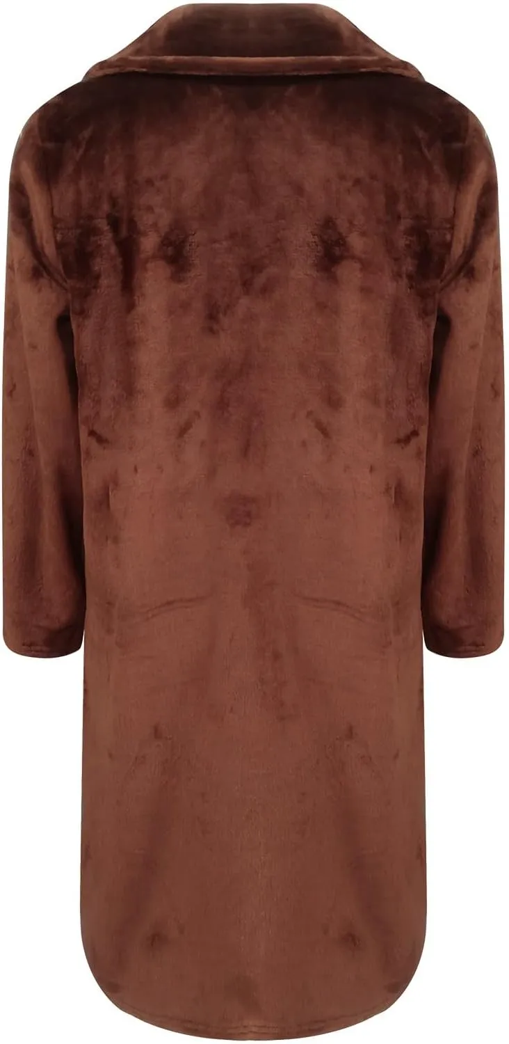 Women's Long Blazer Jackets Single Breasted Notch Lapel Oversized Work Casual Coats 2024 Fall Outerwear with Pockets