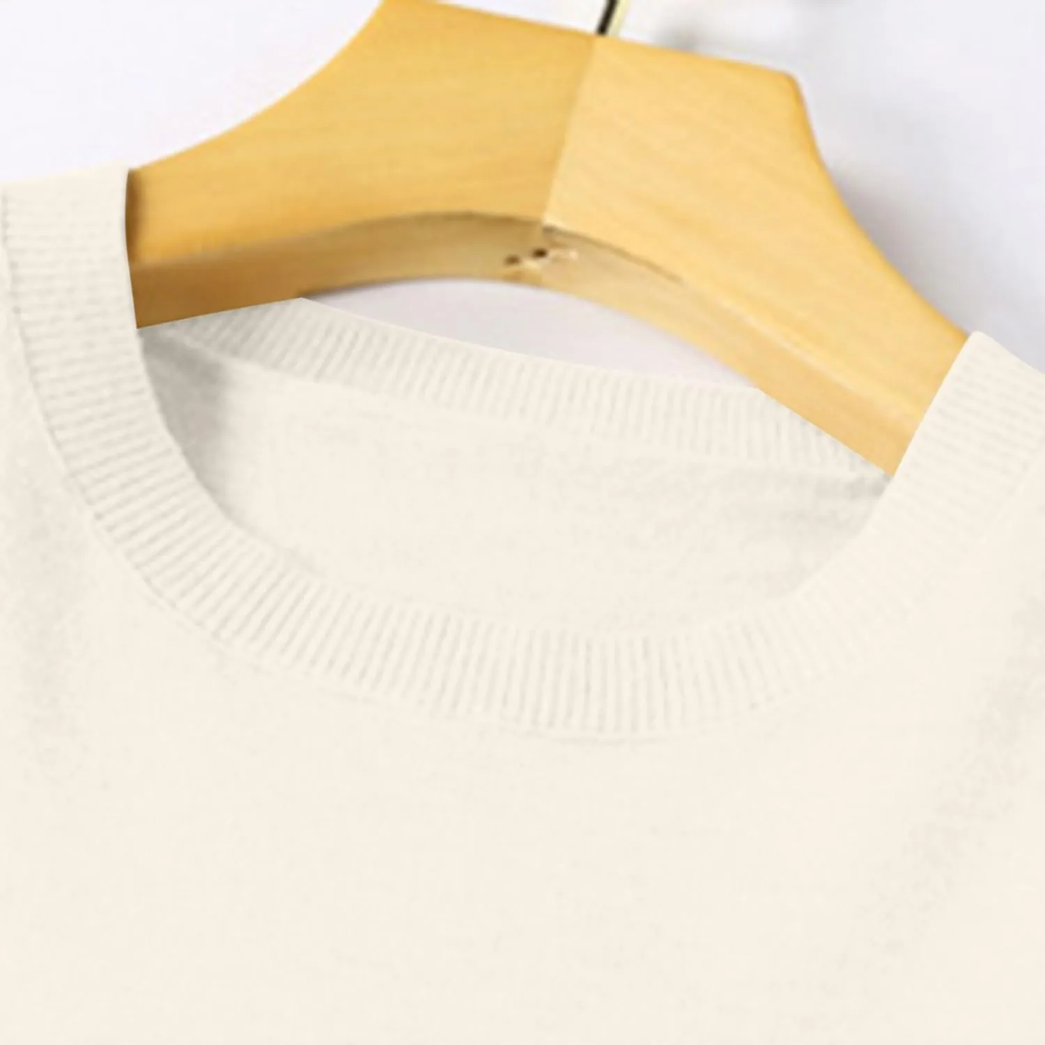 Women's Long Sleeve Shirts Crewneck Sweater Knitting Tops Lightweight Relaxed Fit Blouse Underscrubs Layer Basic Tees