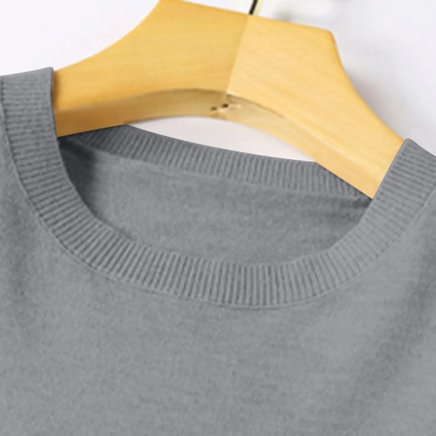Women's Long Sleeve Shirts Crewneck Sweater Knitting Tops Lightweight Relaxed Fit Blouse Underscrubs Layer Basic Tees