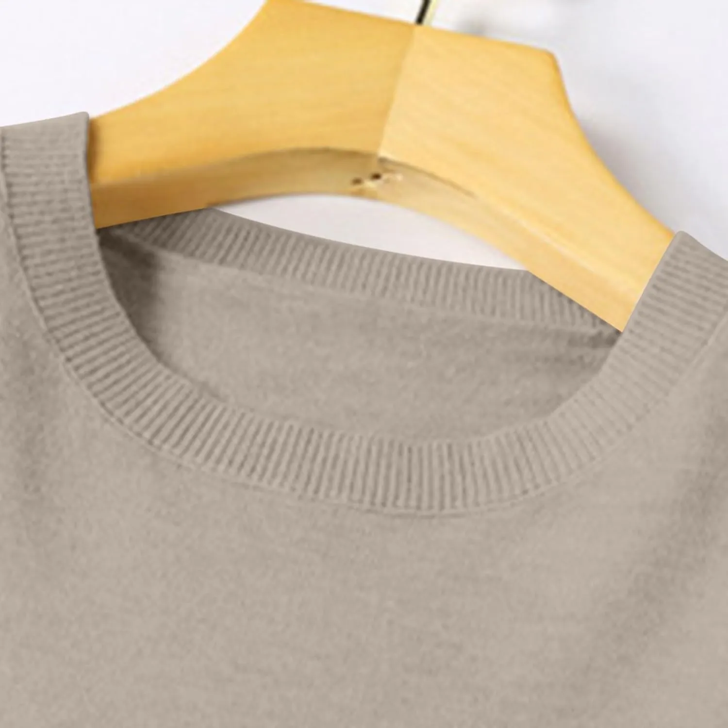 Women's Long Sleeve Shirts Crewneck Sweater Knitting Tops Lightweight Relaxed Fit Blouse Underscrubs Layer Basic Tees