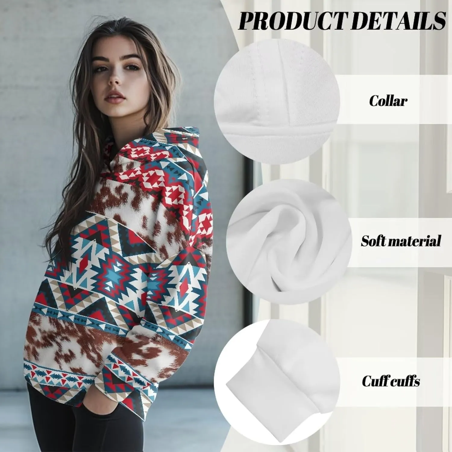 Women's Oversized Hoodies Pullover Hooded Sweatshirt Long Sleeve Tops for Any Occasion