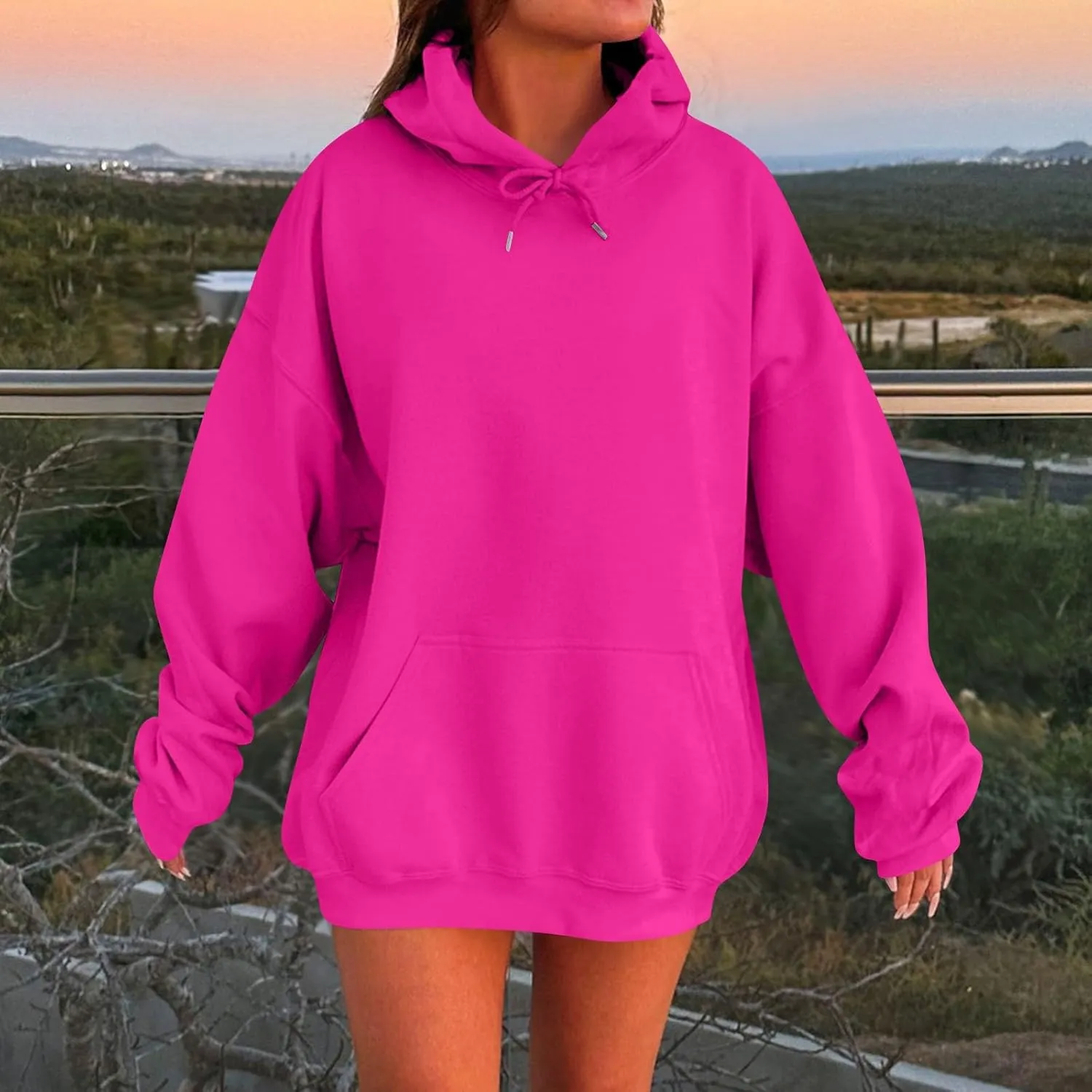 Womens Oversized Hoodies Winter Cute Sweatshirts Pullover 2024 Fashion Tops Trendy Outfits
