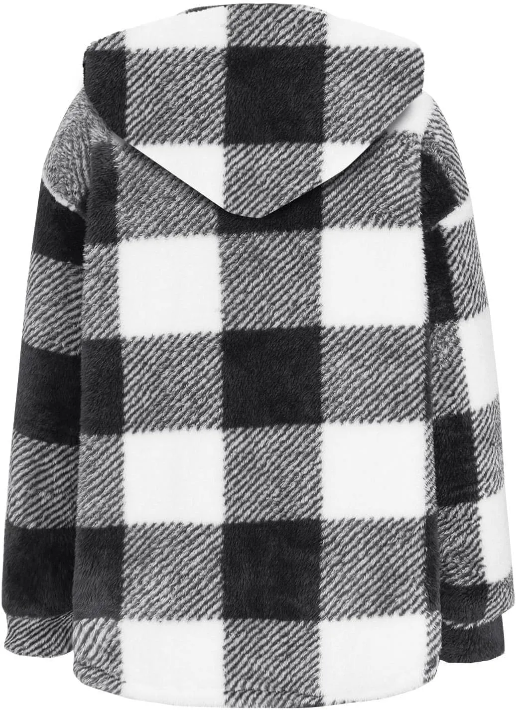 Womens Plaid Shacket Fall Jacket Fleece Lined Button Up Cardigan Plaid Lapel Casual Coats Y2K Shirt Jackets 2024