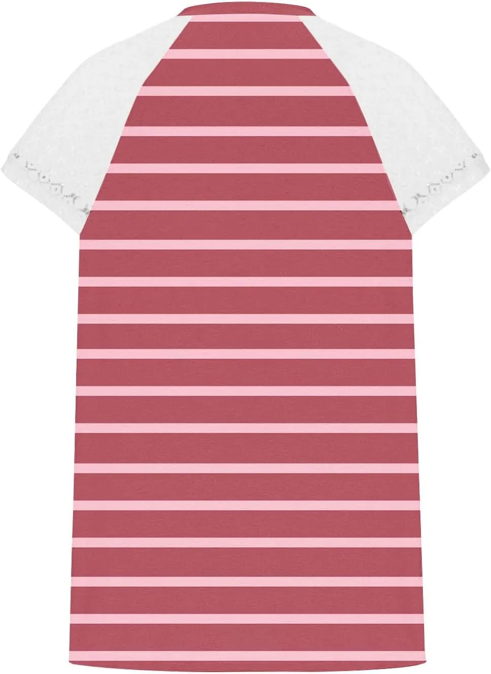 Women's Striped Lace Patchwork Tank Tops Round Neck Sleeveless Shirts Summer Casual Color Block Vacation Beach Tees