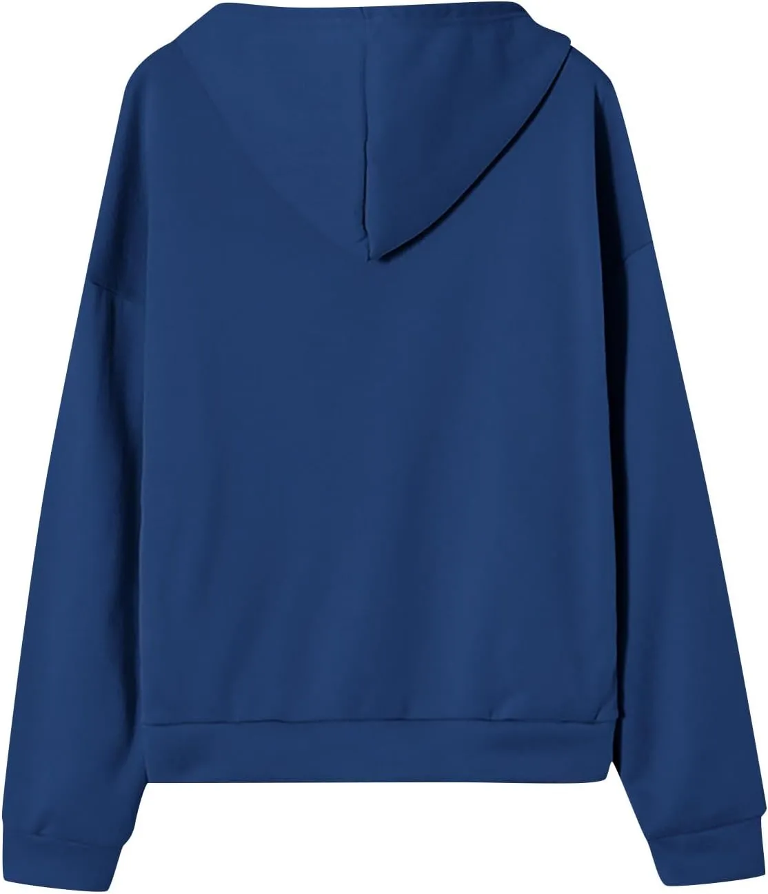 Womens Zip Up Hoodies Lightweight Fleece Jacket Oversized Hooded Sweatshirt Casual Drawstring Fall Clothes w/Pockets