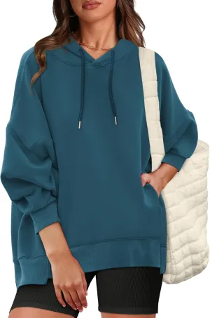XIEERDUO Womens Oversized Hoodies Sweatshirt-Pullover Sweatshirts with Pockets Fall Outfits 2024
