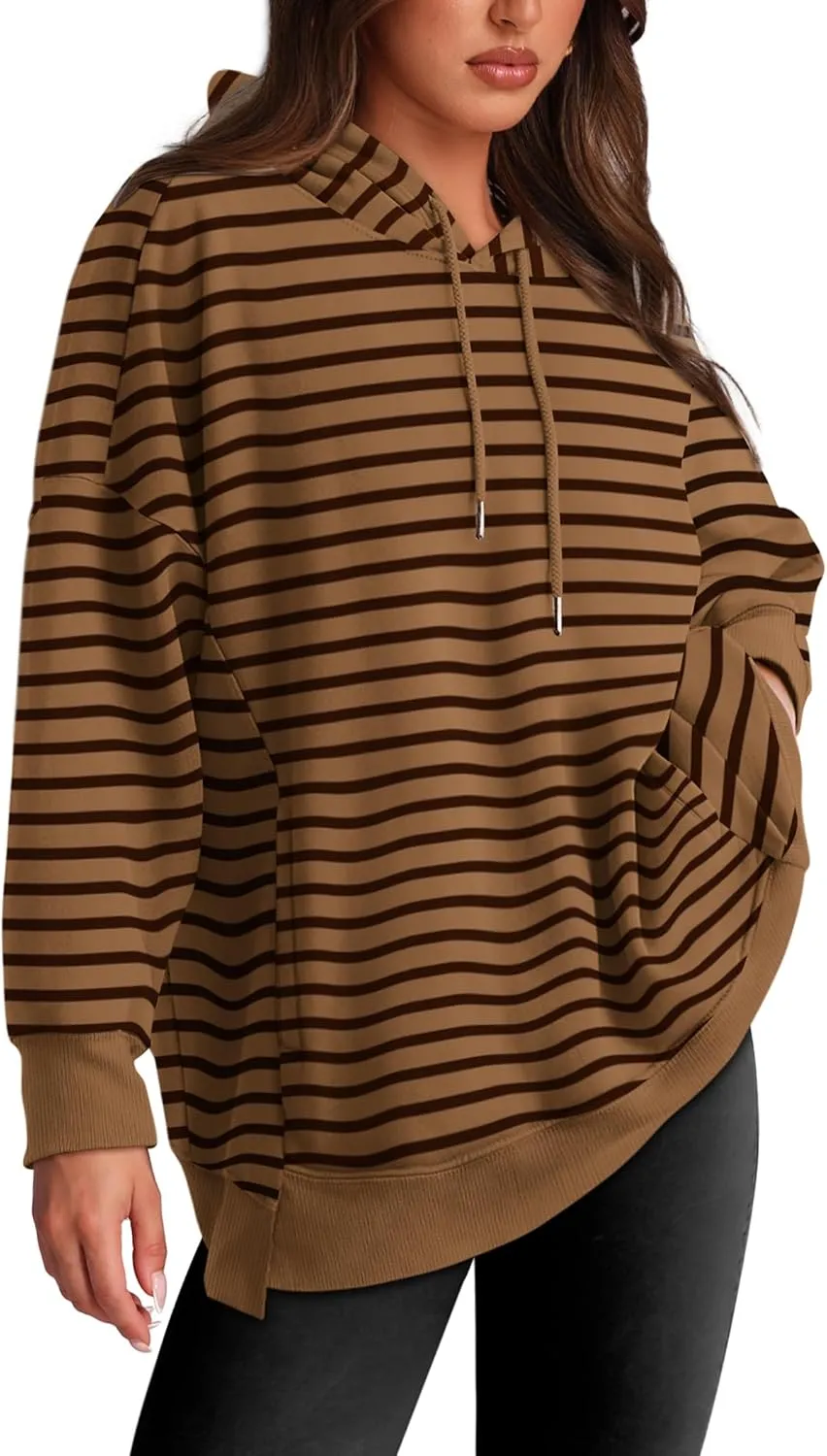 XIEERDUO Womens Oversized Hoodies Sweatshirt-Pullover Sweatshirts with Pockets Fall Outfits 2024