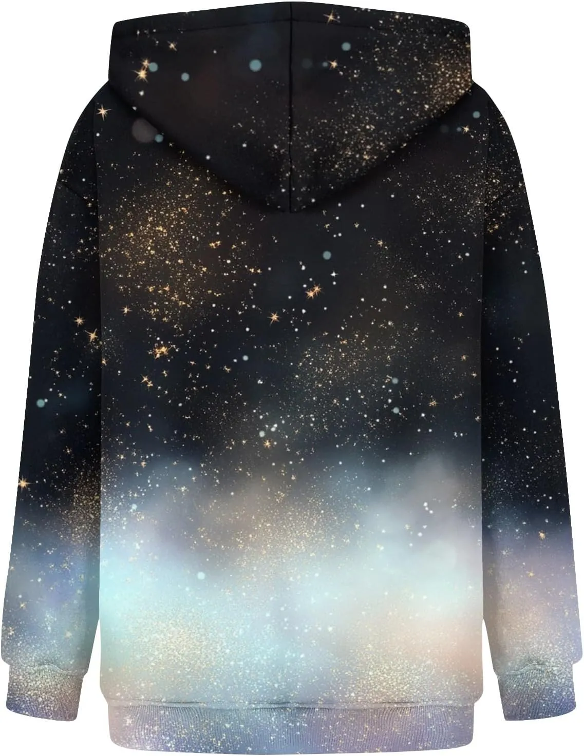 ZEFOTIM Sherpa Lined Hoodies for Women Cute Party Pullover Cozy Pullovers Lightweight Holiday Long Sleeve Sweatshirt