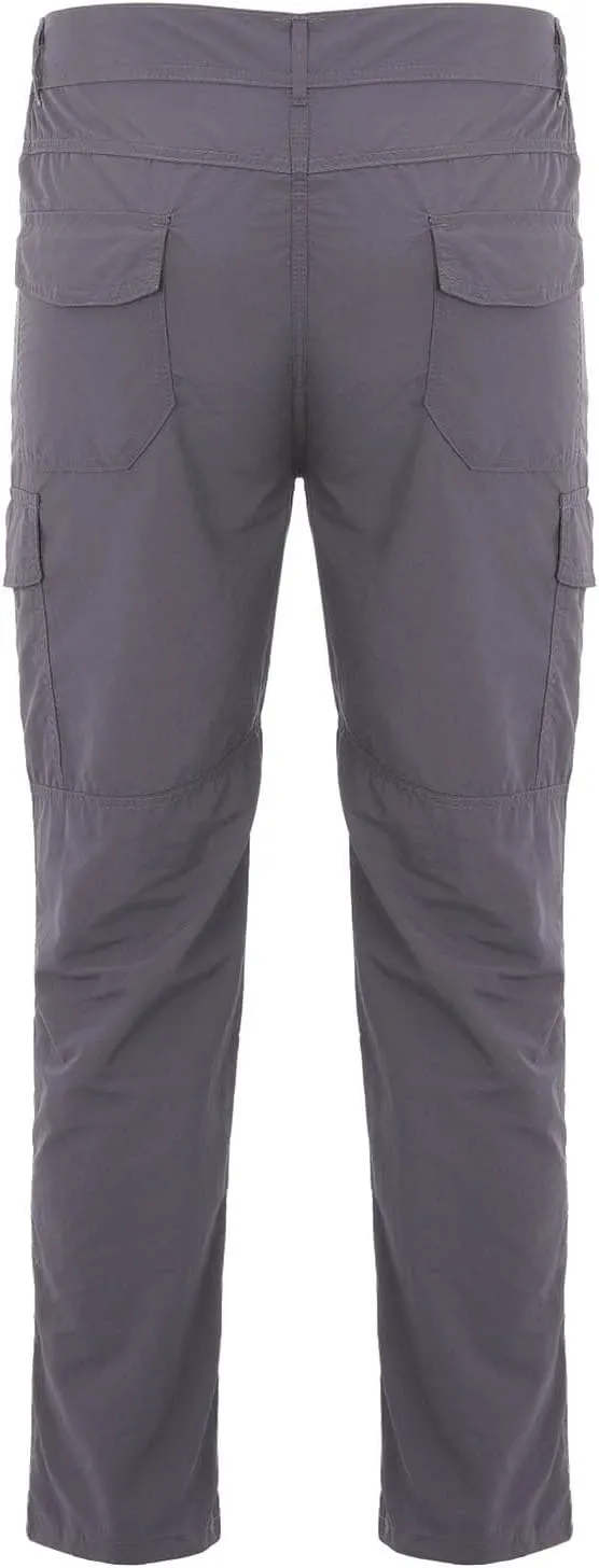 ZYXTIM Men's Tactical Pants, Plus Size Durable Water Resistant Ripstop Cargo Pants, Multi Pockets Stretch Hiking Work Pants