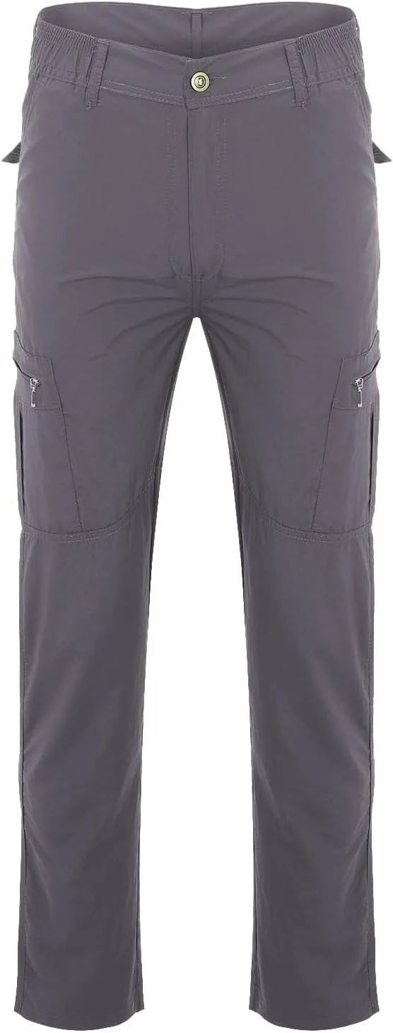 ZYXTIM Men's Tactical Pants, Plus Size Durable Water Resistant Ripstop Cargo Pants, Multi Pockets Stretch Hiking Work Pants